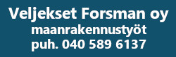 Veljekset Forsman oy logo